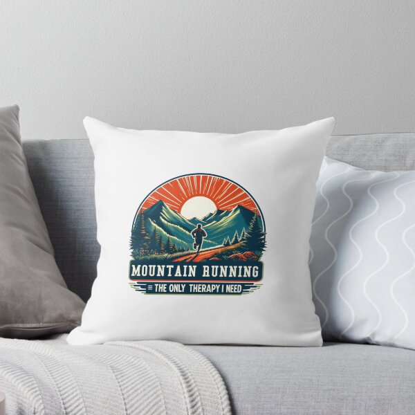 Item preview, Mountain Runing The Only Therapy I need designed and sold by Be-Adventurous.