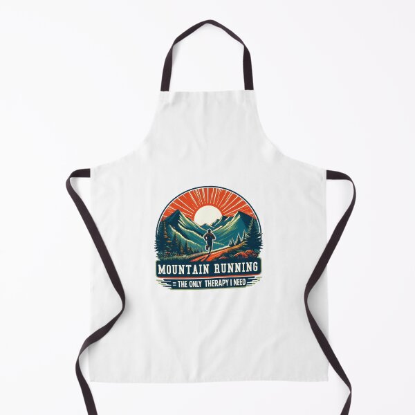 Item preview, Mountain Runing The Only Therapy I need designed and sold by Be-Adventurous.
