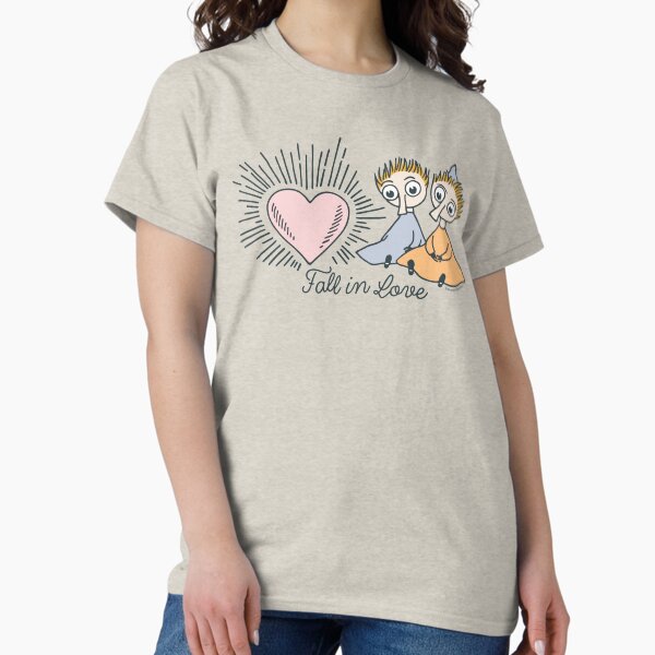 Item preview, Moomin Thingumy And Bob Fall In Love Heart designed and sold by MoominStore.