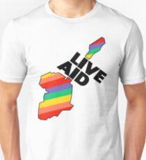 Camiseta unisex Live Aid Band Aid 1985 Symbol