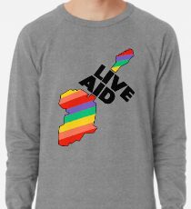 Live Aid Pflaster Hilfe Symbol Leichtes Sweatshirt