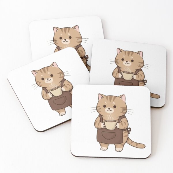 Item preview, Barista Cat designed and sold by CamiloHiPa.