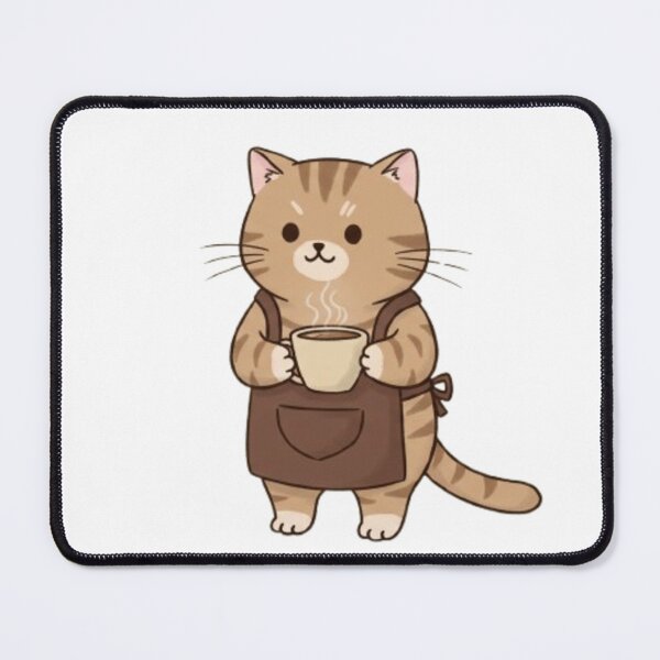 Item preview, Barista Cat designed and sold by CamiloHiPa.