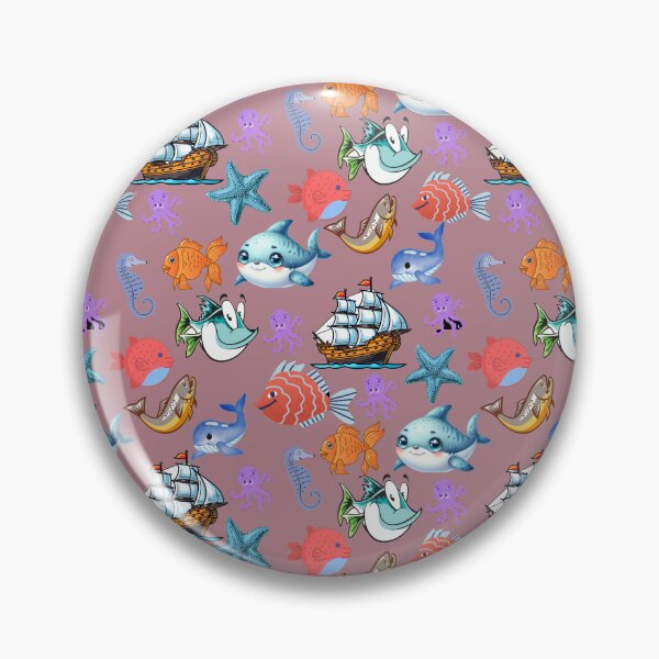 Item preview, Spectacular Ocean Odyssey: A vibrant pattern showcasing a diverse array of colorful fish swimming through a vibrant underwater world. designed and sold by Grang Art Artistic Designs.