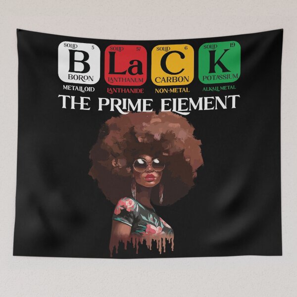 Item preview, Black - The Prime Element: Celebrating Black Identity designed and sold by FaeryNuff.