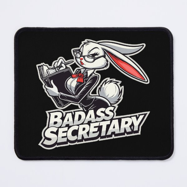Item preview, Tough Secretary Bunny Funny Gift designed and sold by Pineapple-Tree.