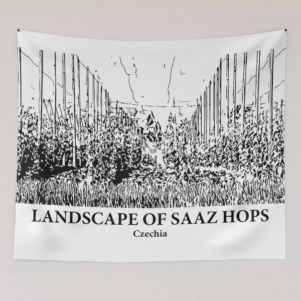 Item preview, Paisaje de Saaz Hopp - Chequia designed and sold by Lakeric Cityscapes.