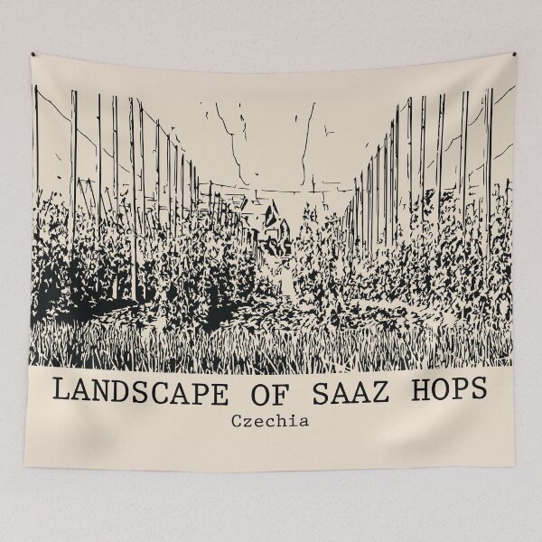 Item preview, Paisaje de Saaz Hopp - Chequia designed and sold by Lakeric Cityscapes.