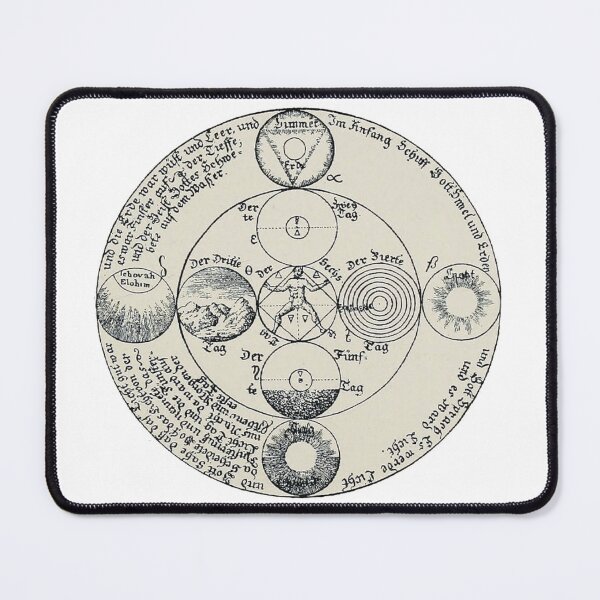 Item preview, Mythological Interchange of Macrocosm and Microcosm Illustration designed and sold by HawthorneFlame.