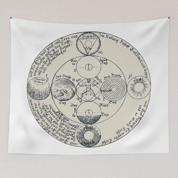 Item preview, Mythological Interchange of Macrocosm and Microcosm Illustration  designed and sold by HawthorneFlame.