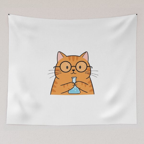 Item preview, Scientist Cat designed and sold by CamiloHiPa.