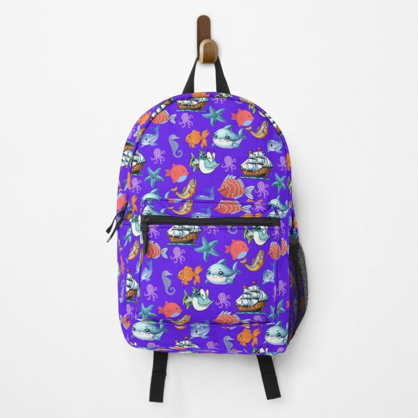 Item preview, Deep Sea Dwellers: A vibrant pattern showcasing a diverse array of colorful fish swimming through a vibrant underwater world. designed and sold by Grang Art Artistic Designs.