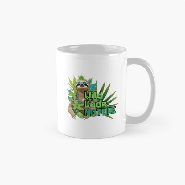 Item preview, Eco-Punk Sloth Revolution – Sustainable Style with a Rebel Edge designed and sold by MiszungART.