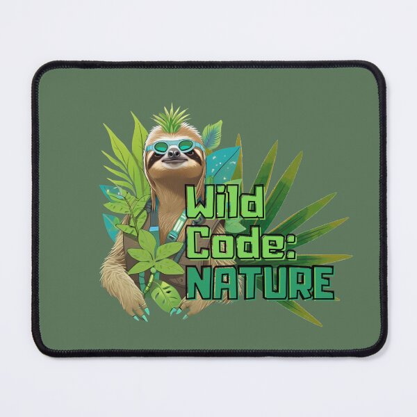 Item preview, Eco-Punk Sloth Revolution – Sustainable Style with a Rebel Edge designed and sold by MiszungART.