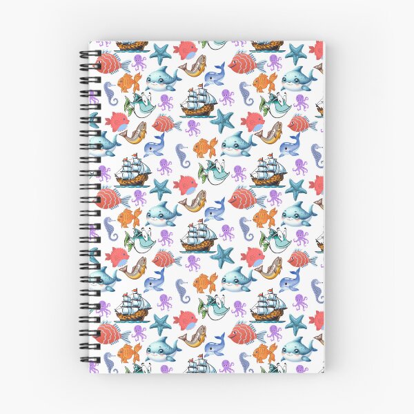 Item preview, Marine Odyssey: A vibrant pattern showcasing a diverse array of colorful fish swimming through a vibrant underwater world. designed and sold by Grang Art Artistic Designs.