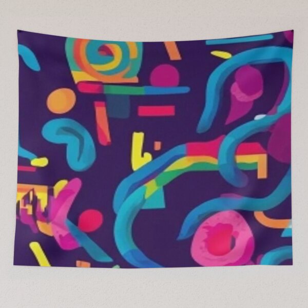 Item preview, Abstract & Colorful Memphis Pattern designed and sold by Matoo5062.