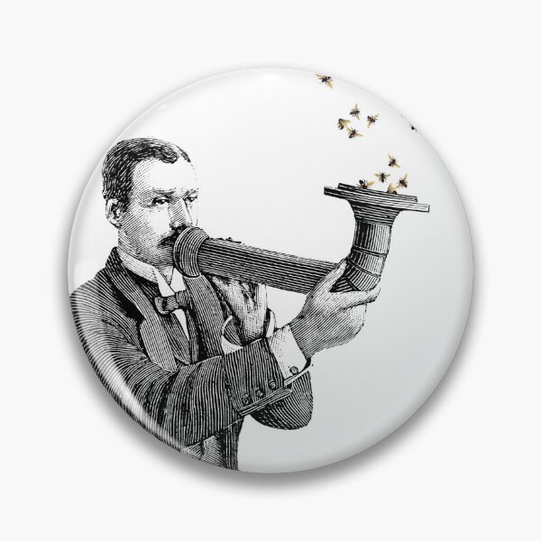 Item preview, Save the Bees: Because if they die, they're taking us with them.  designed and sold by Butterbean Studios.