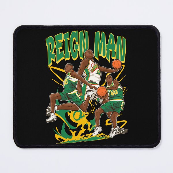 Item preview, Shawn Kemp Reign Man Cartoon designed and sold by RatTrapTees.