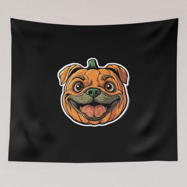 Item preview, Pumpkin Dog Halloween Dog Pumpkin designed and sold by titanosdesign.