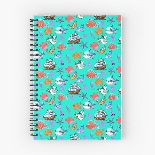 Item preview, Deep Sea Treasures: A vibrant pattern showcasing a diverse array of colorful fish swimming through a vibrant underwater world. designed and sold by Grang Art Artistic Designs.