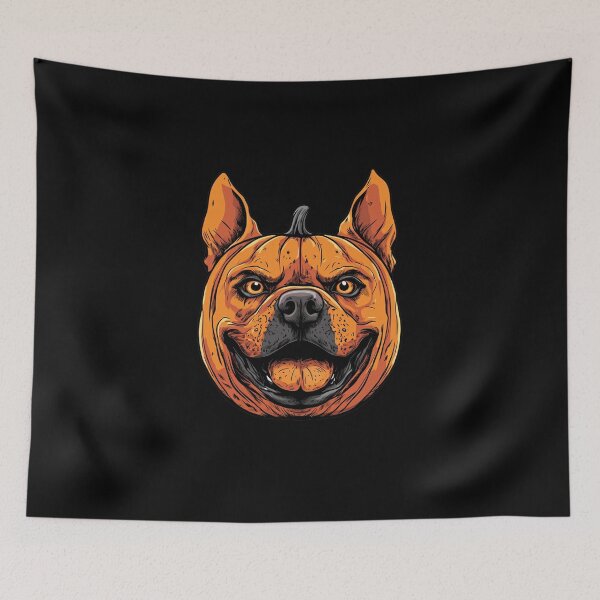 Item preview, Pumpkin Dog Halloween Dog Pumpkin designed and sold by titanosdesign.
