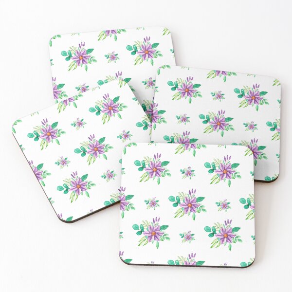 Item preview, Watecolor summer flowers designed and sold by Natallia Leanovich.