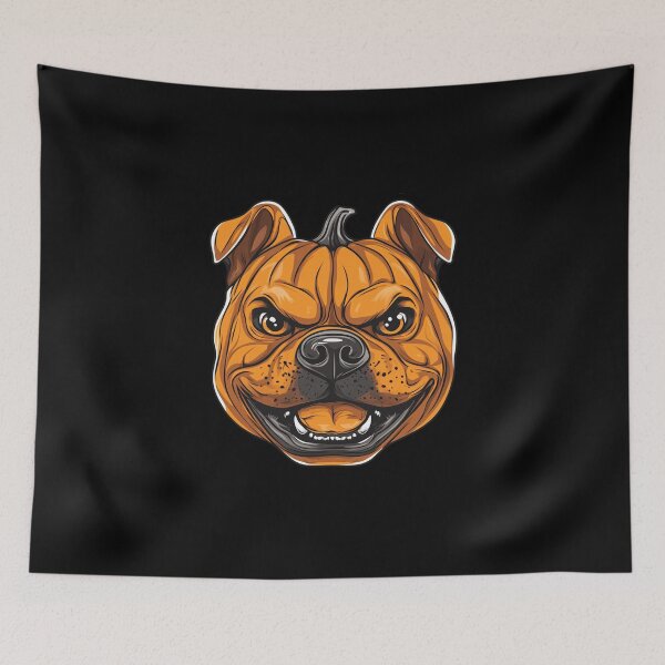 Item preview, Pumpkin Dog Halloween Dog Pumpkin designed and sold by titanosdesign.