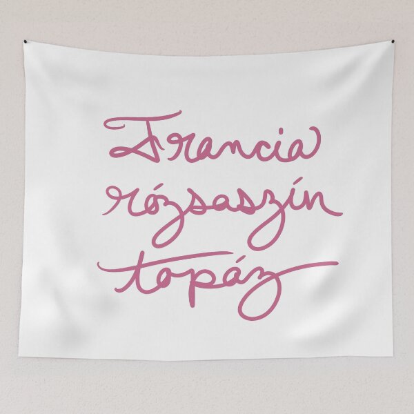 Item preview, French Pink Topaz in Hungarian designed and sold by abeink.