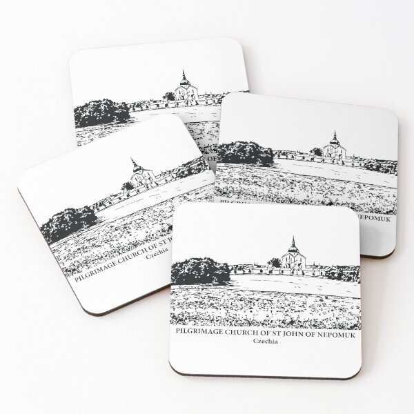 Item preview, Pilgrimage Church of St John of Nepomuk - Czechia designed and sold by Lakeric Cityscapes.