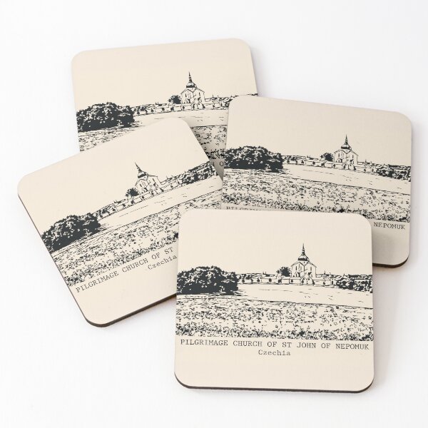 Item preview, Pilgrimage Church of St John of Nepomuk - Czechia designed and sold by Lakeric Cityscapes.
