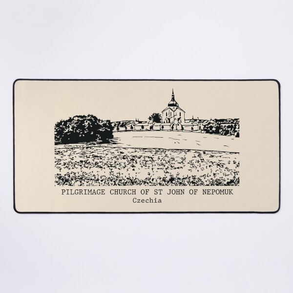 Item preview, Pilgrimage Church of St John of Nepomuk - Czechia designed and sold by Lakeric Cityscapes.