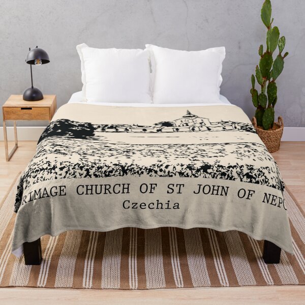 Item preview, Pilgrimage Church of St John of Nepomuk - Czechia designed and sold by Lakeric Cityscapes.