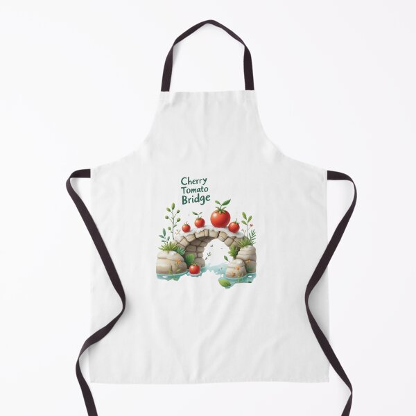 Item preview, Cherry Tomato Bridge – Whimsical Sticker Design designed and sold by Calymera.