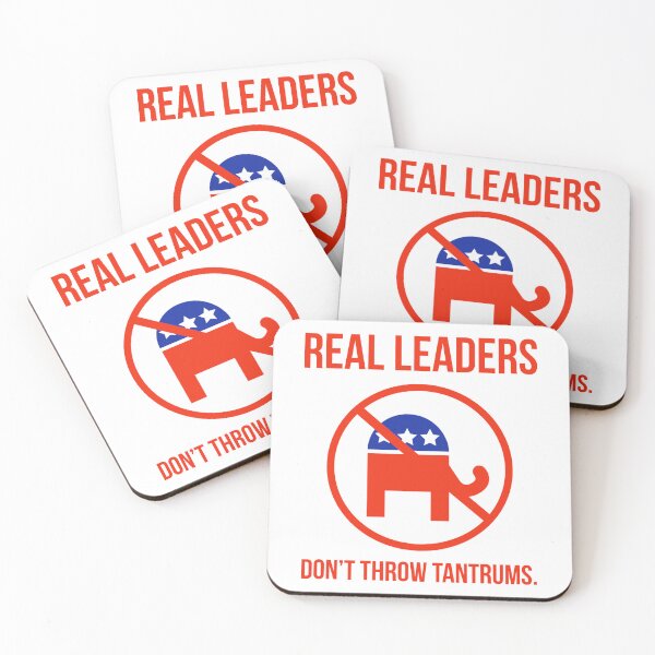 Item preview, Real leaders don’t throw tantrums  designed and sold by Rachel the Artist .