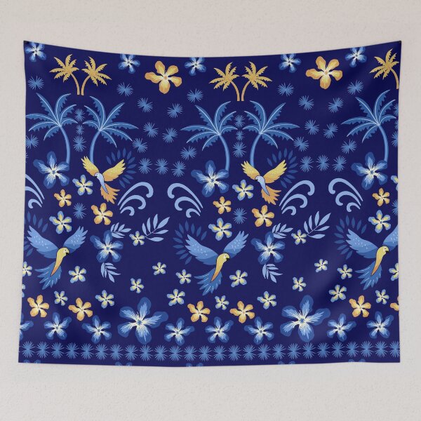 Item preview, Tropical flowers and animals designed and sold by CarolCaju.