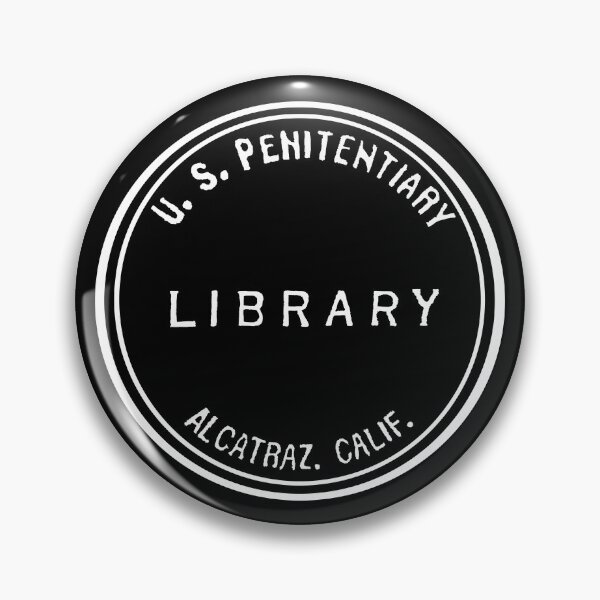 Item preview, Vintage Alcatraz Federal Penitentiary Library Book Stamp designed and sold by Pixelchicken.