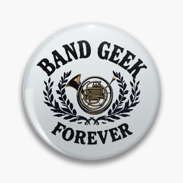 Item preview, Band Geek Forever: French Horn Crest designed and sold by Jollys-ArtShop.