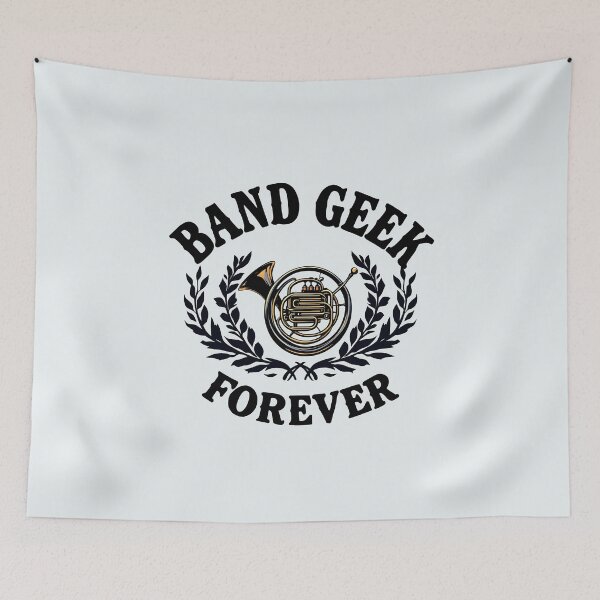 Item preview, Band Geek Forever: French Horn Crest designed and sold by Jollys-ArtShop.