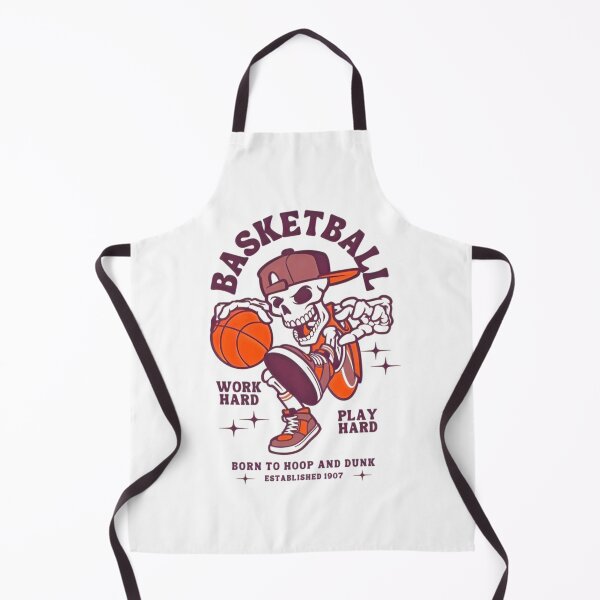 Item preview, Basketball Born To Hoop and Dunk, Work Hard, Play Hard, Funny Skeleton designed and sold by Matt_Smith.