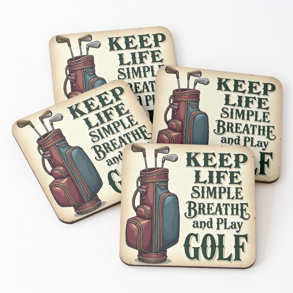 Item preview, Golf Keep Life Simple Breathe Play Golf designed and sold by SportsT-Shirts.