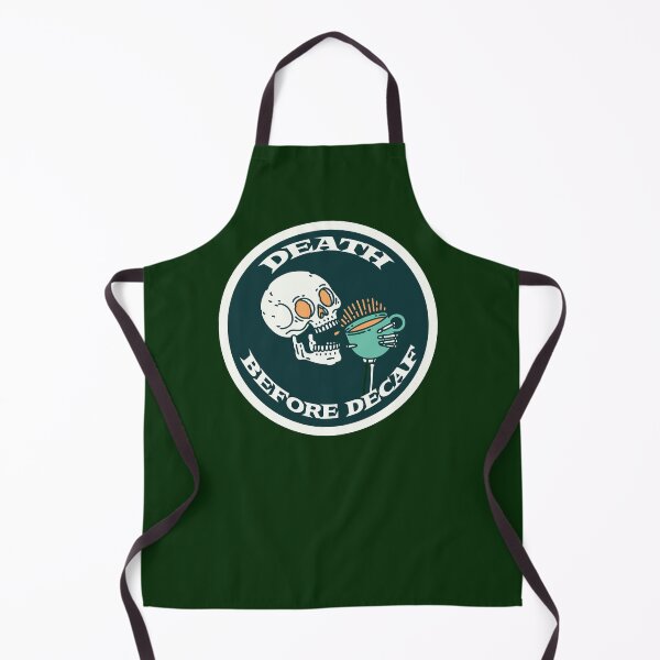 Item preview, Death Before Decaf Coffee - Coffee Lover sticker and t-shirt designed and sold by PIXEL POP DESIGNS - Beyond the Norm!.
