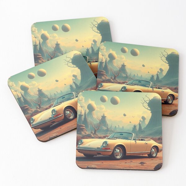 Item preview, Yellow luxury sports car in fantasy world designed and sold by Ecliz.
