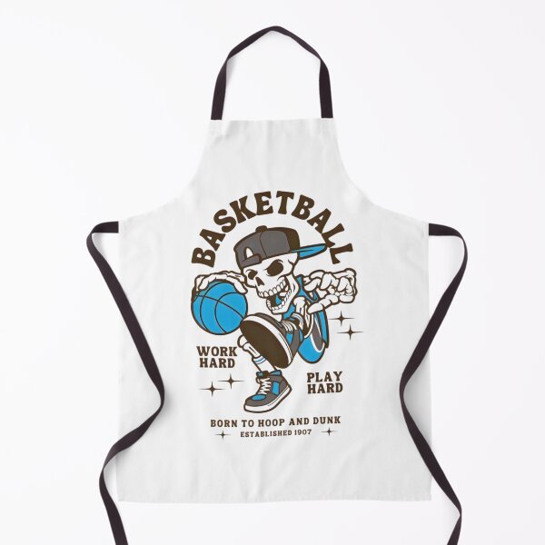 Item preview, Basketball Born To Hoop and Dunk, Work Hard, Play Hard, Funny Skeleton designed and sold by Matt_Smith.