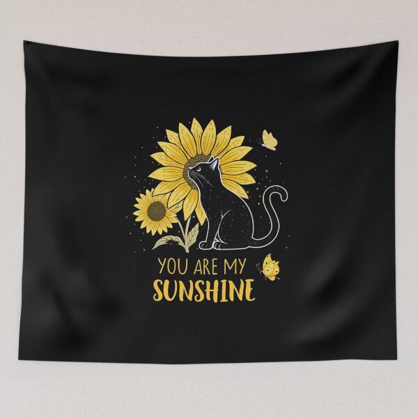 Item preview, Copy of You Are My Sunshine Cat Design - Cute and Whimsical Illustration for Pet Lovers designed and sold by Colorful-Garden.