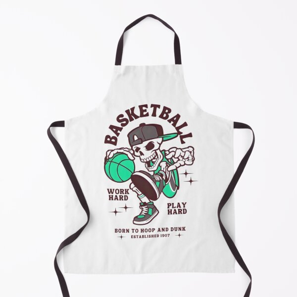 Item preview, Basketball Born To Hoop and Dunk, Work Hard, Play Hard, Funny Skeleton designed and sold by Matt_Smith.