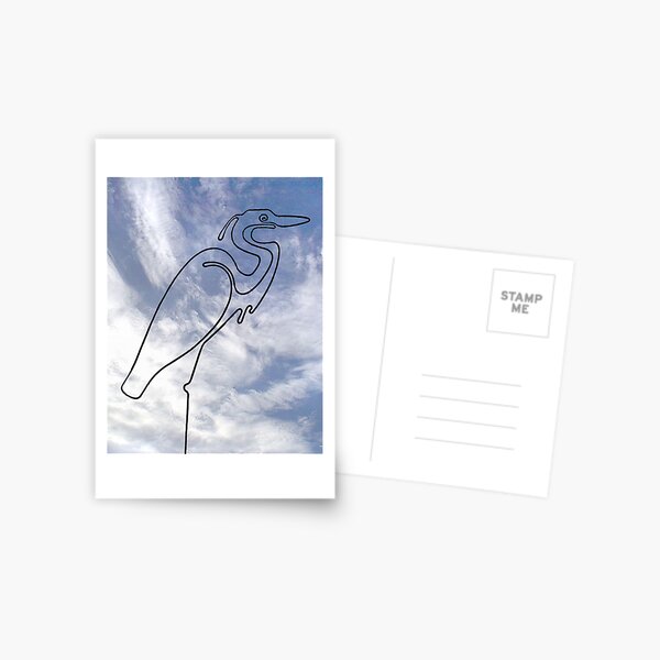 Heron Postcard