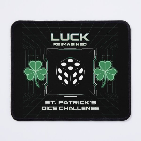 Item preview, Futuristic St. Patrick's Dice designed and sold by SignumShop.