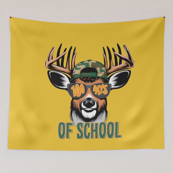 Item preview, Bucked 100 Days of School Cute Deer Student and Teacher 100th Day Celebration Wear designed and sold by zbox1.
