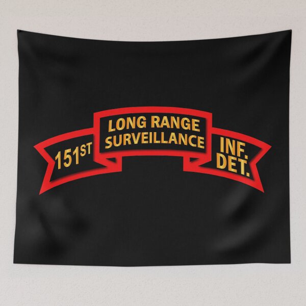 Item preview, SOF - 151st Inf - LRSU Scroll - Surveillance X 300 designed and sold by Military Insignia Products.