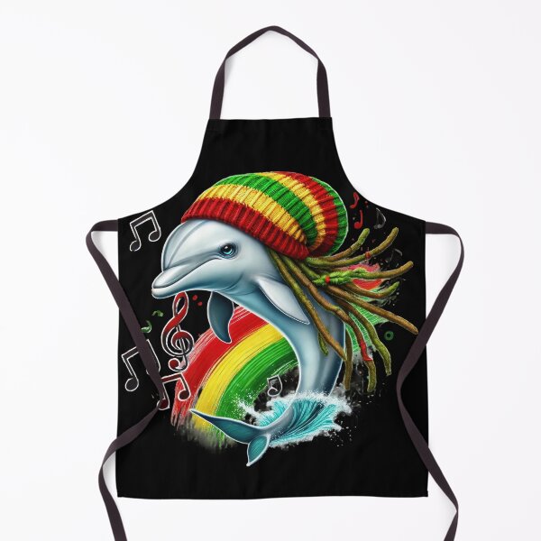 Item preview, Rasta Dolphin Reggae Design designed and sold by SandbarTees.